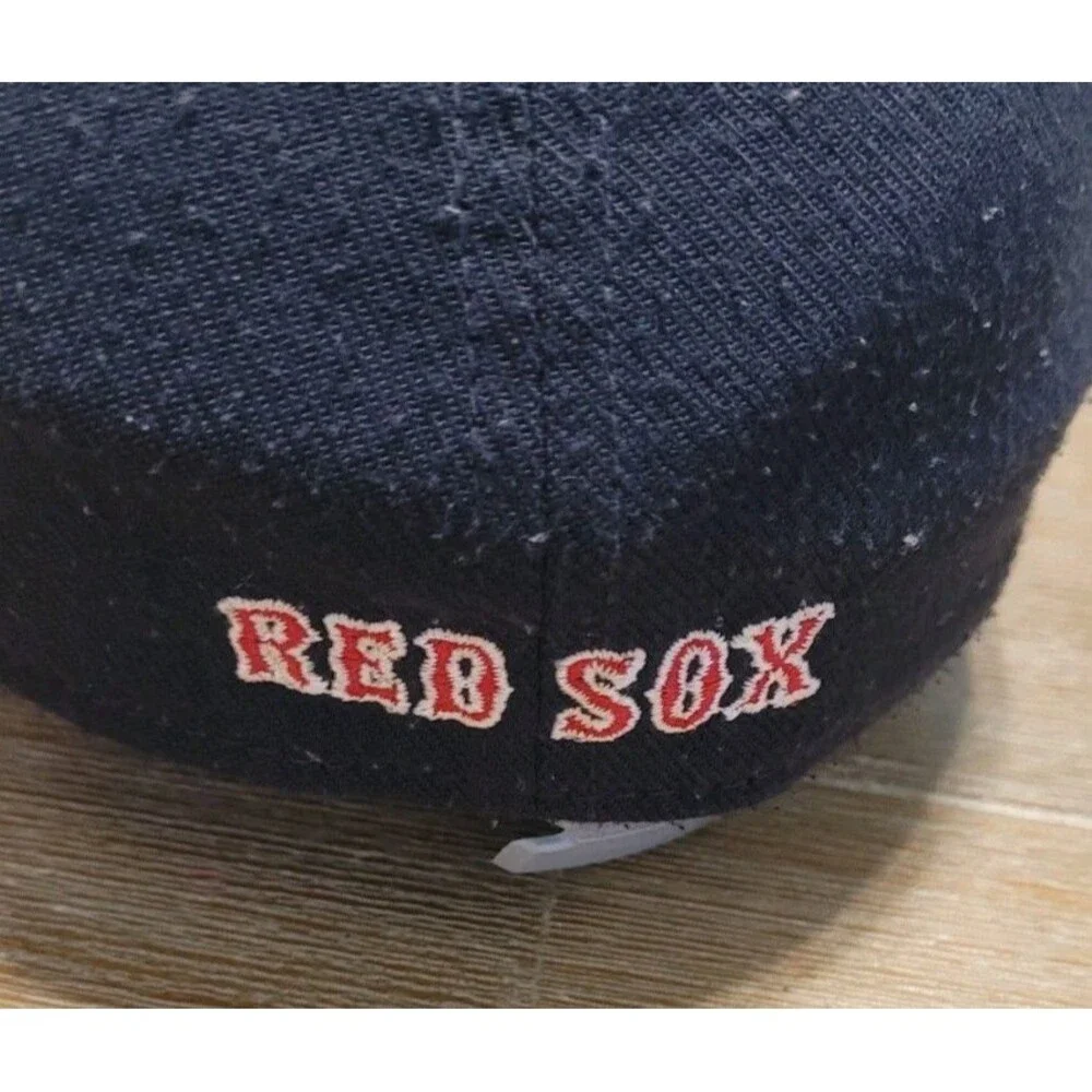 Boston Red Sox Youth Child Sz Fitted New Era 39Fifty Hat Cap Navy Blue Red Logo